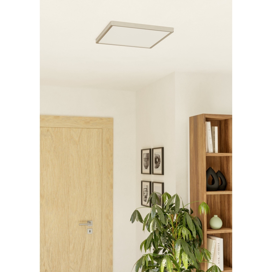 Eglo - LED mennyezeti lámpa LED/17,5W/230V 2700/4000/6500K 39x39 cm matt króm