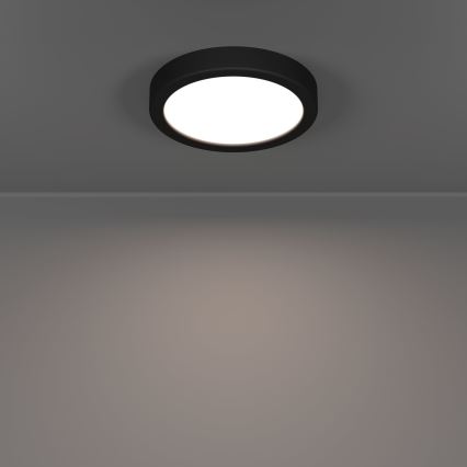 Eglo - LED fürdőszobai mennyezeti lámpatest LED/7,5W/230V 2700/4000/6500K átm. 16,6 cm IP44 fekete