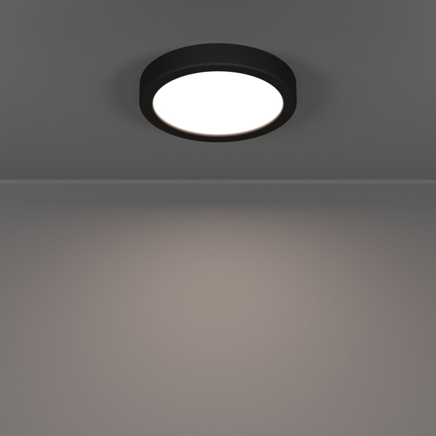 Eglo - LED fürdőszobai mennyezeti lámpatest LED/7,5W/230V 2700/4000/6500K átm. 16,6 cm IP44 fekete