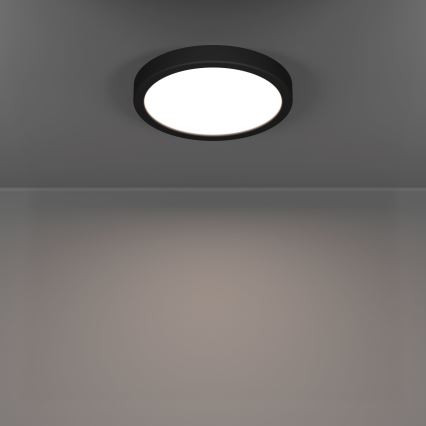 Eglo - LED fürdőszobai mennyezeti lámpatest LED/11,5W/230V 2700/4000/6500K átm. 21,1 cm IP44 fekete