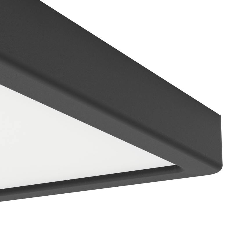 Eglo - LED fürdőszobai mennyezeti lámpa LED/10,5W/230V 2700/4000/6500K 22x22 cm IP44 fekete