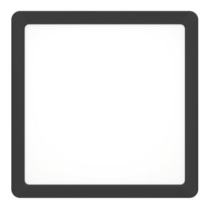 Eglo - LED fürdőszobai mennyezeti lámpa LED/10,5W/230V 2700/4000/6500K 22x22 cm IP44 fekete
