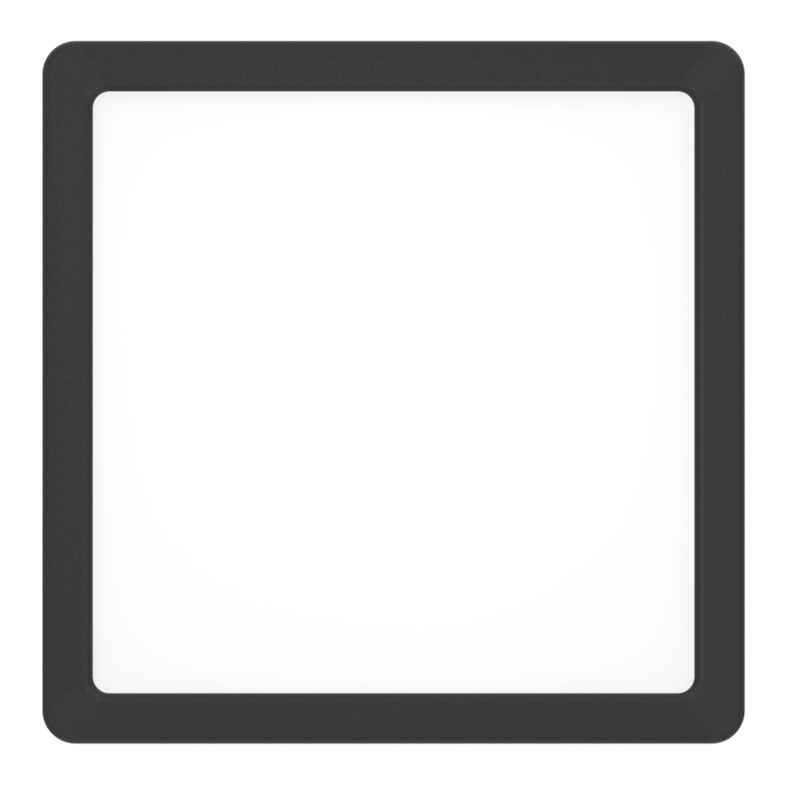 Eglo - LED fürdőszobai mennyezeti lámpa LED/10,5W/230V 2700/4000/6500K 22x22 cm IP44 fekete