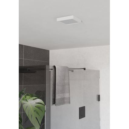 Eglo - LED fürdőszobai mennyezeti lámpatest LED/7W/230V 2700/4000/6500K 15x15 cm IP44 fehér