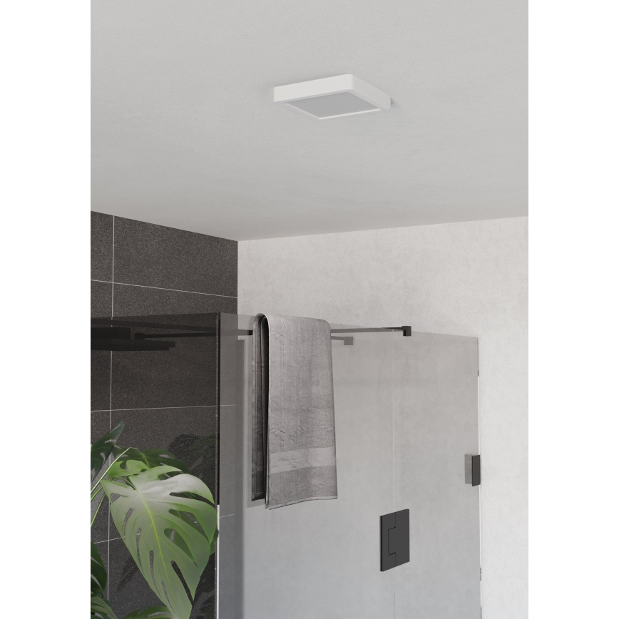 Eglo - LED fürdőszobai mennyezeti lámpatest LED/7W/230V 2700/4000/6500K 15x15 cm IP44 fehér