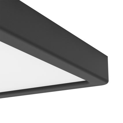 Eglo - RGBW LED dimmelhető fürdőszobai mennyezeti lámpatest LED/10,5W/230V 2700-6500K 22x22 cm IP44 fekete