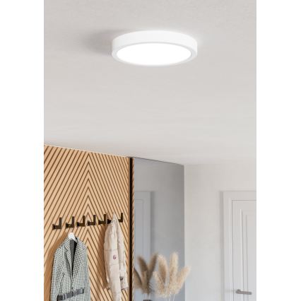 Eglo - RGBW LED dimmelhető fürdőszobai mennyezeti lámpatest LED/11,2W/230V 2700-6500K átм. 21,1 cm IP44 fehér