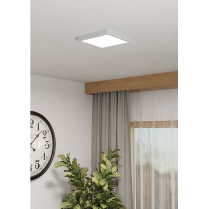 Eglo - LED RGBW Dimmelhető fürdőszobai mennyezeti lámpatest LED/10,5W/230V 2700-6500K 22x22 cm IP44 fehér
