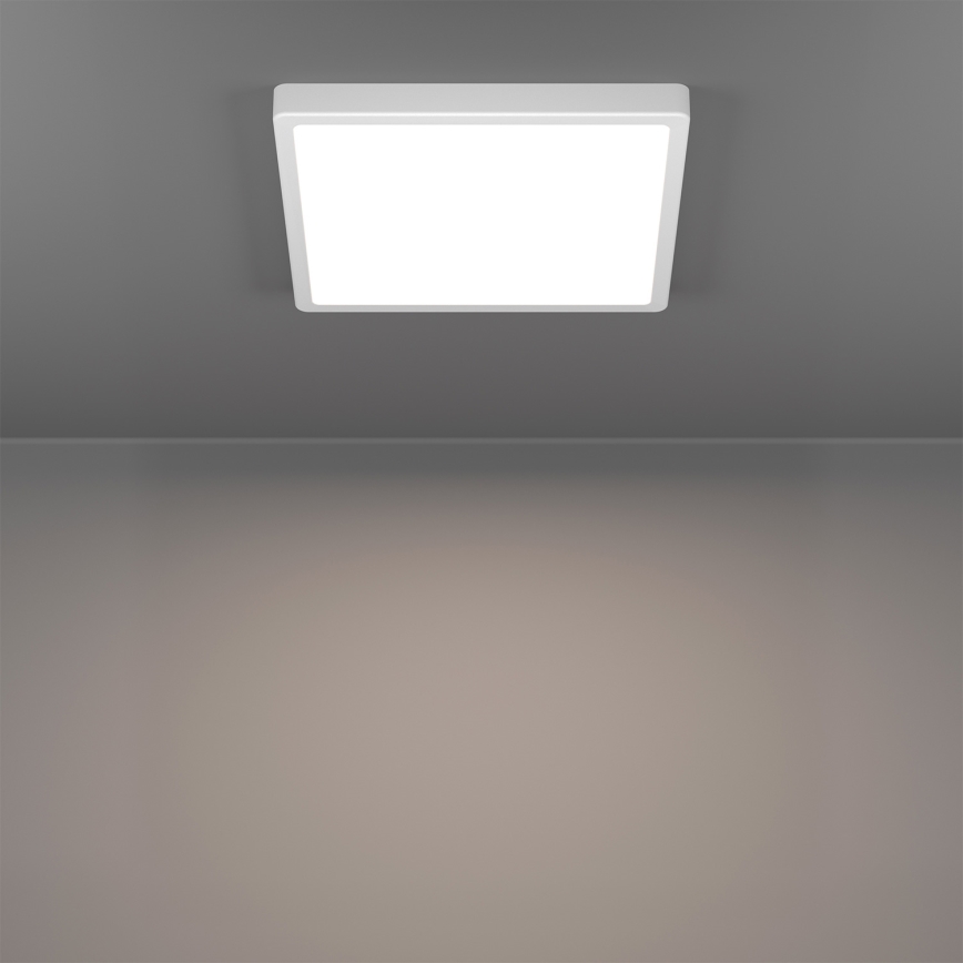 Eglo - LED RGBW dimmelhető fürdőszobai mennyezeti lámpatest LED/13,5W/230V 2700-6500K 29,5x29,5 cm IP44 fehér