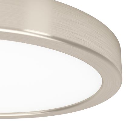 Eglo - LED RGBW Dimmelhető fürdőszobai mennyezeti lámpatest LED/11,2W/230V 2700-6500K átm. 21,1 cm IP44 matt króm
