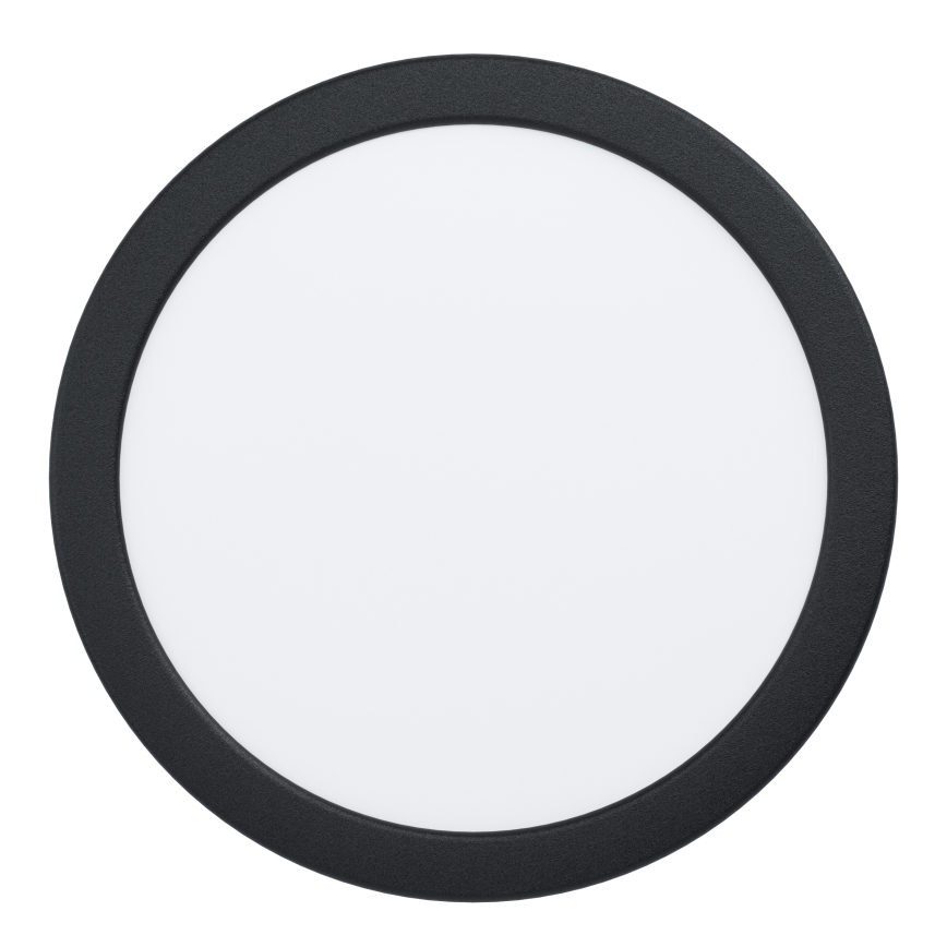 Eglo - LED beépíthető mennyezeti lámpa LED/18,5W/230V 2700/4000/6500K átm. 21,6 cm fekete