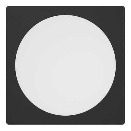 Eglo - Elegáns beépíthető LED mennyezeti lámpa LED/18,5W/230V 2700/4000/6500K 21,6x21,6 cm fekete