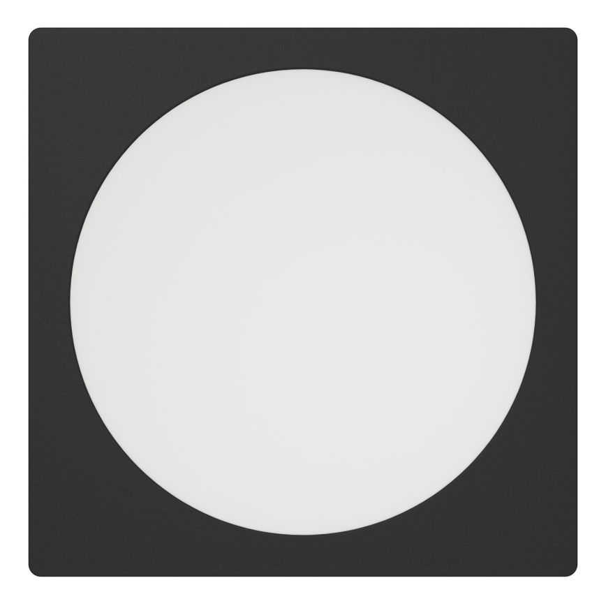 Eglo - Elegáns beépíthető LED mennyezeti lámpa LED/18,5W/230V 2700/4000/6500K 21,6x21,6 cm fekete