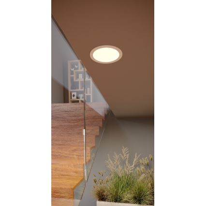Eglo - LED beépíthető lámpatest LED/10,5W/230V 2700/4000/6500K átm. 16,8 cm fehér