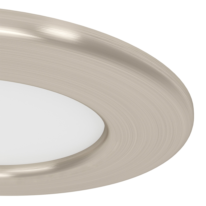 Eglo - 3 darabos szett: beépíthető mennyezeti LED lámpa LED/3,7W/230V 2700/4000/6500K Ø 8,8 cm matt króm
