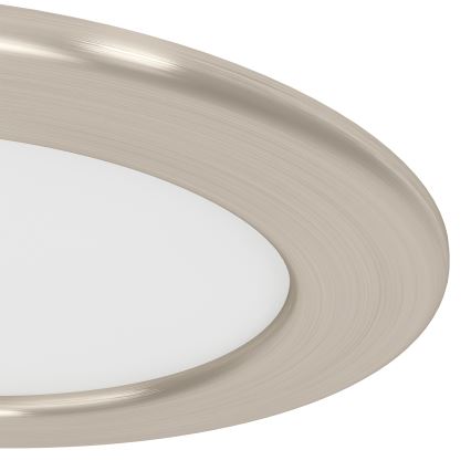 Eglo - LED álmennyezeti beépíthető lámpatest LED/6,3W/230V 2700/4000/6500K átm. 11,9 cm matt króm