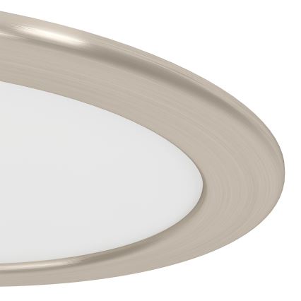 Eglo - LED beépíthető mennyezeti lámpatest LED/10,5W/230V 2700/4000/6500K átm. 16,8 cm matt króm