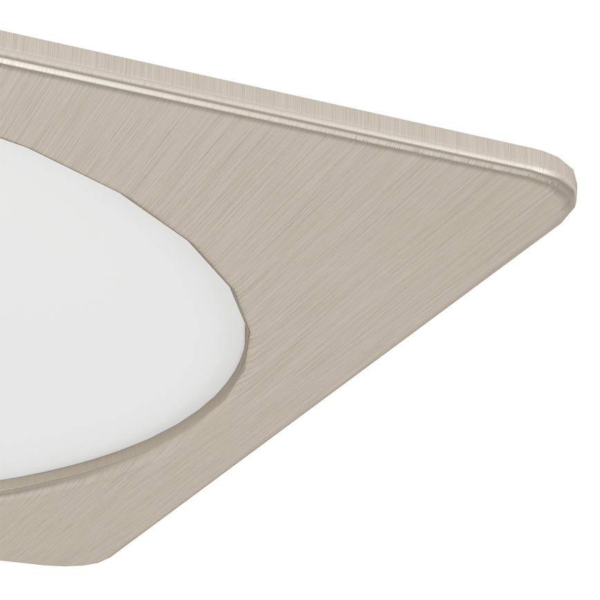 Eglo - LED beépíthető mennyezeti lámpa LED/18,5W/230V 2700/4000/6500K 21,6x21,6 cm matt króm