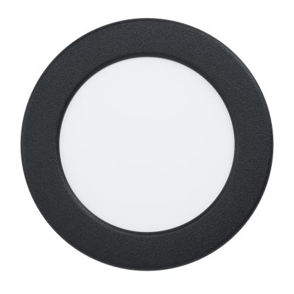 Eglo - LED fürdőszobai süllyesztett lámpatest LED/6,3W/230V 2700/4000/6500K átm. 11,9 cm IP44 fekete