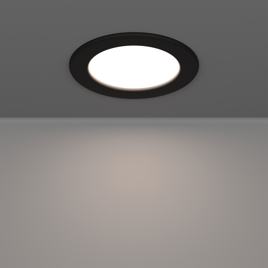 Eglo - LED RGBW Dimmelhető fürdőszobai süllyeszthető mennyezeti lámpa LED/5W/230V 2700-6500K átm. 12 cm IP44 fekete