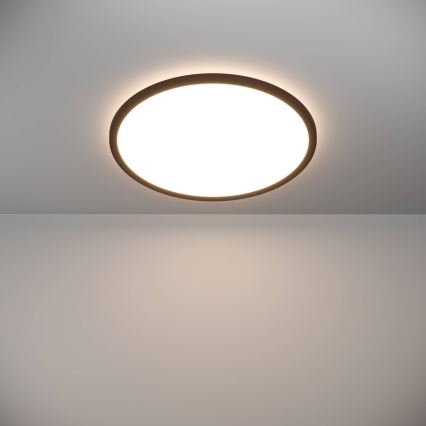 Eglo - LED fürdőszobai mennyezeti lámpa LED/16,8W/230V 2700/4000/6500K átm. 50 cm IP44 fekete