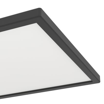 Eglo - LED fürdőszobai mennyezeti lámpa LED/13,4W/230V 2700/4000/6500K 29x29 cm IP44 fekete