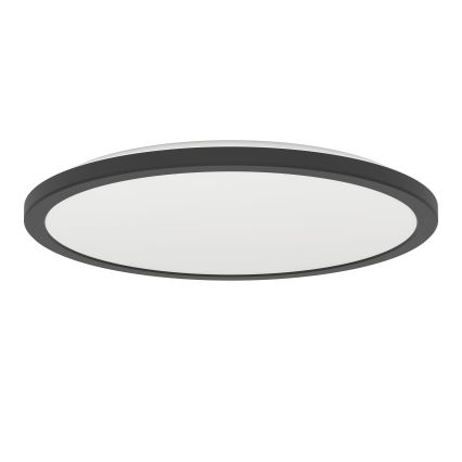 Eglo - LED RGBW Szabályozható fürdőszobai mennyezeti lámpa LED/18,5W/230V 2700-6500K pr.38,9cm IP44 fekete ZigBee