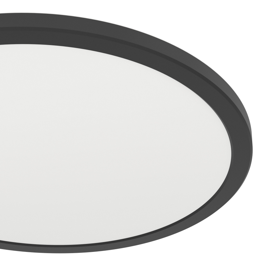 Eglo - LED RGBW Szabályozható fürdőszobai mennyezeti lámpa LED/18,5W/230V 2700-6500K pr.38,9cm IP44 fekete ZigBee