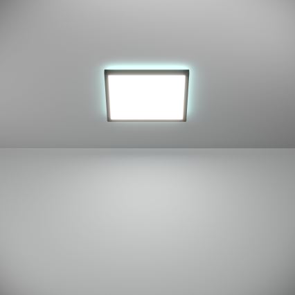 Eglo - LED RGBW Szabályozható fürdőszobai mennyezeti lámpa LED/13,4W/230V 2700-6500K 29x29 cm IP44 fekete