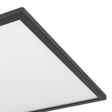 Eglo - LED RGBW Szabályozható fürdőszobai mennyezeti lámpa LED/17W/230V 2700-6500K 50x50cm IP44 fekete ZigBee
