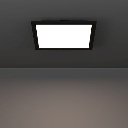 Eglo - LED RGBW fényerőszabályozható mennyezeti lámpa LED/14W/230V 2700-6500K 30x30 cm fekete