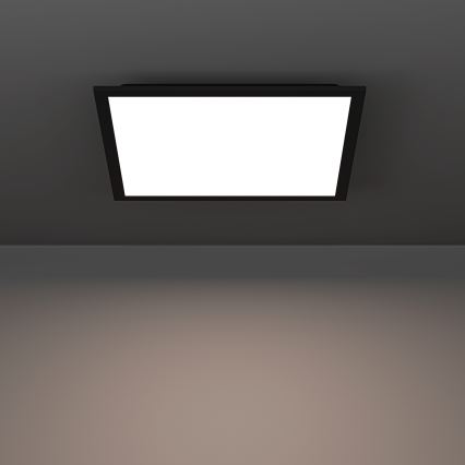Eglo - LED RGBW dimmelhető mennyezeti lámpa LED/19W/230V 2700-6500K 40x40 cm fekete