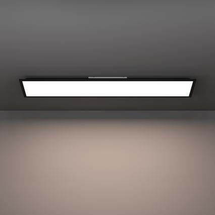 Eglo - LED RGBW dimmelhető felületre szerelhető panel LED/34W/230V 2700-6500K 120x30 cm fekete