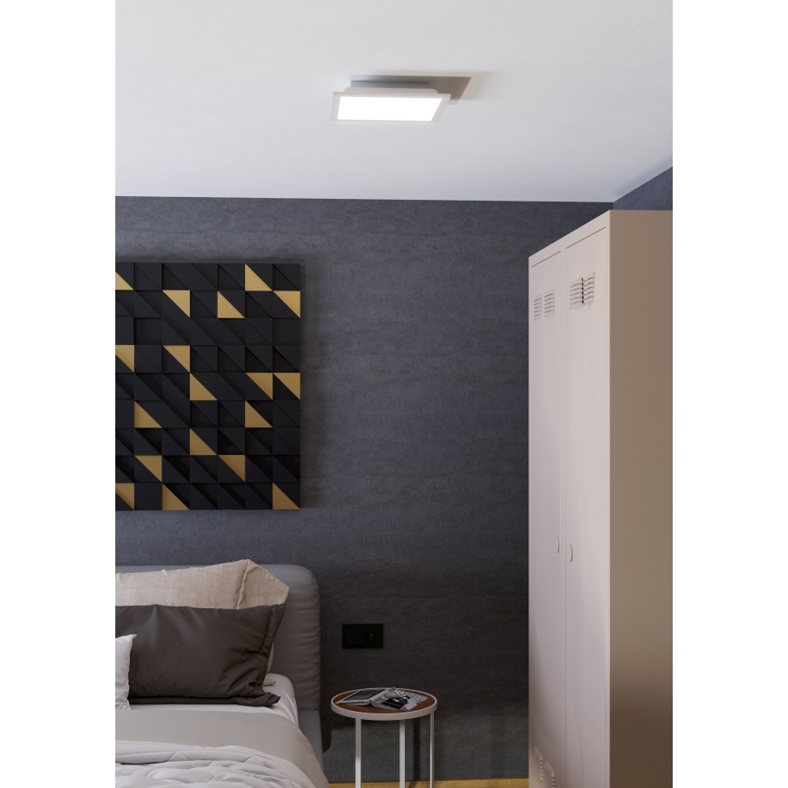 Eglo - LED RGBW dimmelhető mennyezeti lámpatest LED/14W/230V 2700-6500K 30x30 cm fehér