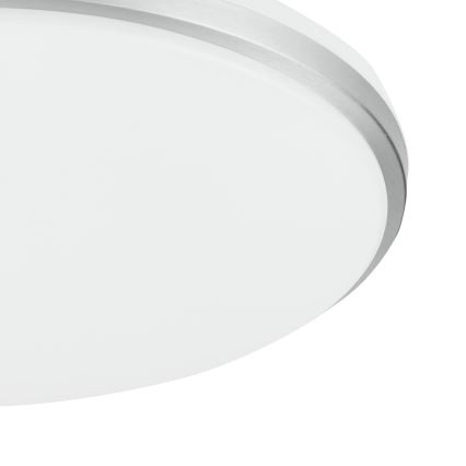Eglo - LED fürdőszobai mennyezeti lámpatest LED/18W/230V 3000/4000/6500K IP54 matt króm