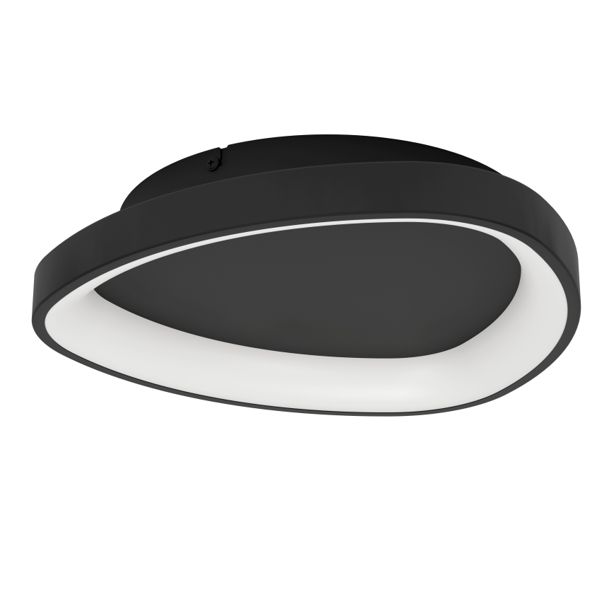 Eglo - LED Dimmelhető mennyezeti lámpa LED/12W/230V 2700-6500K fekete + távirányítás