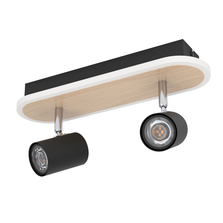 Eglo - LED spotlámpa LED/12W/230V barna/fekete