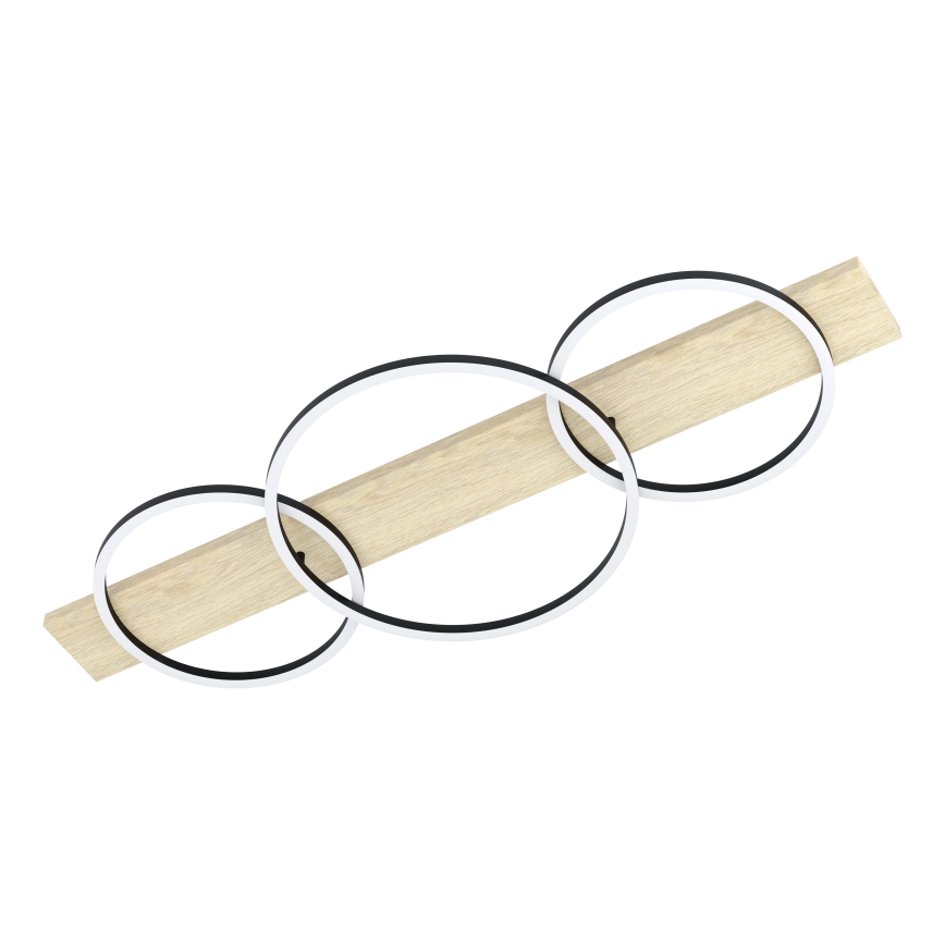 Eglo - LED Mennyezeti lámpa 3xLED/12W/230V 3000K bézs/fekete