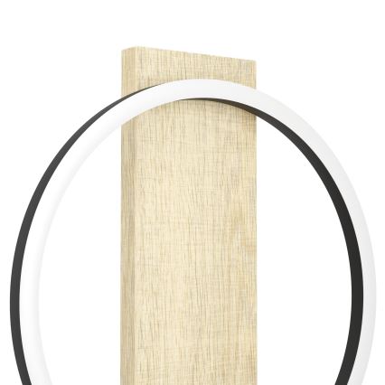 Eglo - LED Asztali lámpa LED/12W/230V 3000K bézs/fekete