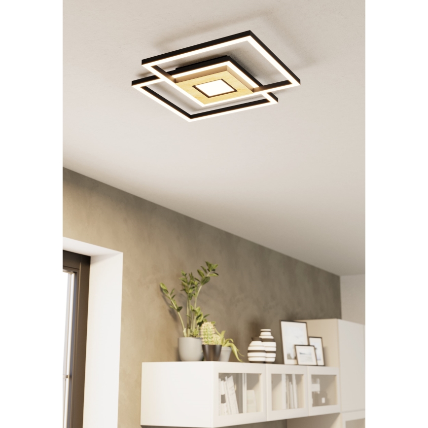 Eglo - LED Dimmelhető mennyezeti lámpatest 2xLED/17W/230V +LED/4,2W 2700-6500K + távirányító