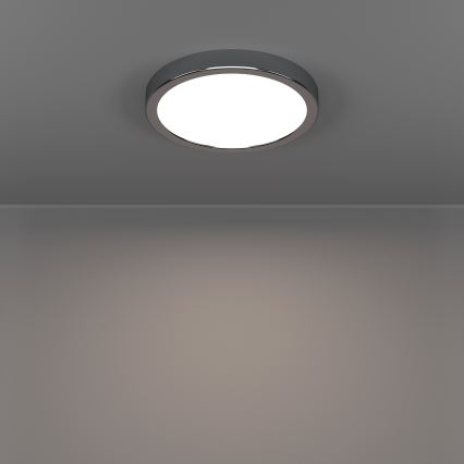 Eglo - LED fürdőszobai mennyezeti lámpatest LED/11,5W/230V 2700/4000/6500K átm. 21,1 cm IP44 fényes króm