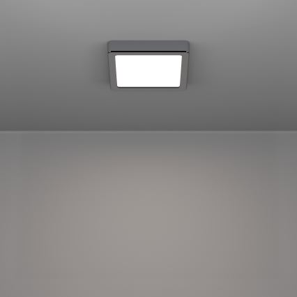 Eglo - LED fürdőszobai mennyezeti lámpa LED/7W/230V 2700/4000/6500K 15x15 cm IP44 fényes króm