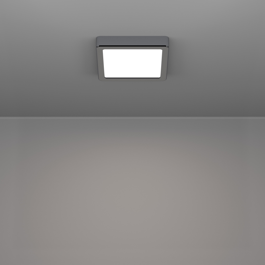 Eglo - LED fürdőszobai mennyezeti lámpa LED/7W/230V 2700/4000/6500K 15x15 cm IP44 fényes króm