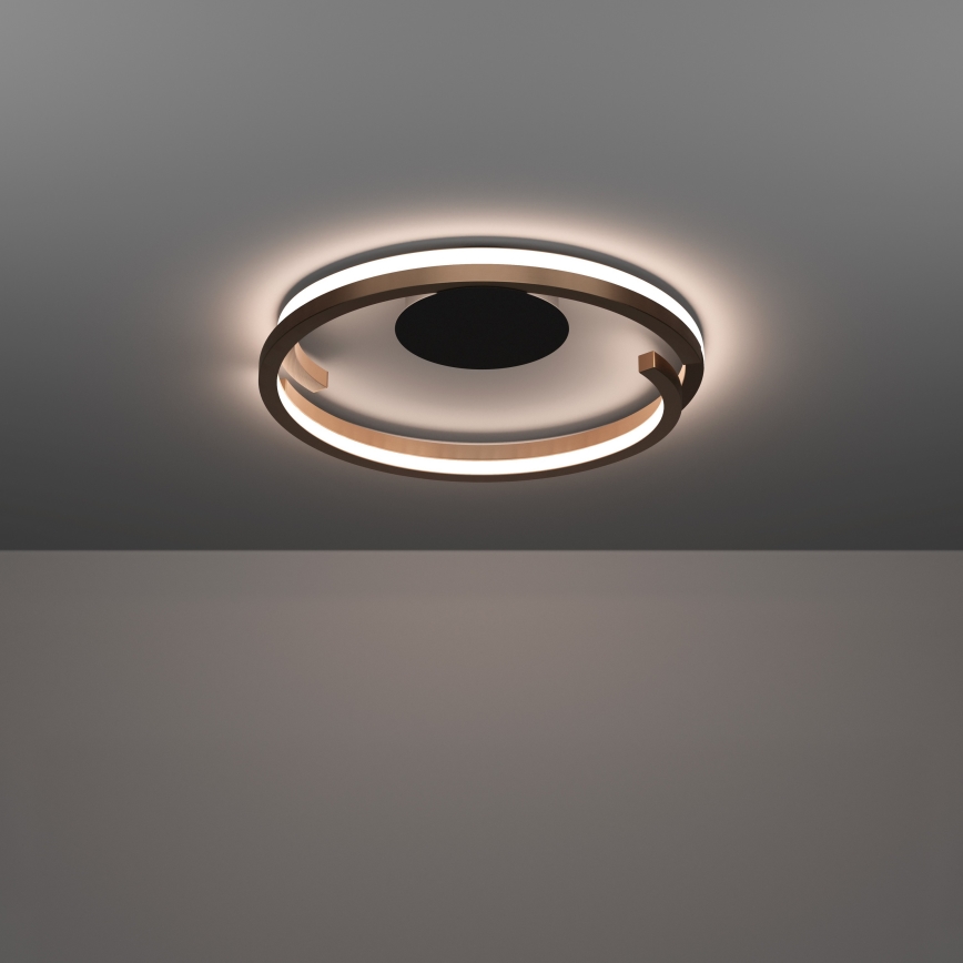 Eglo - LED dimmelhető mennyezeti lámpatest 2xLED/20W/230V 2700-6500K átm. 48 cm bronz + távirányító