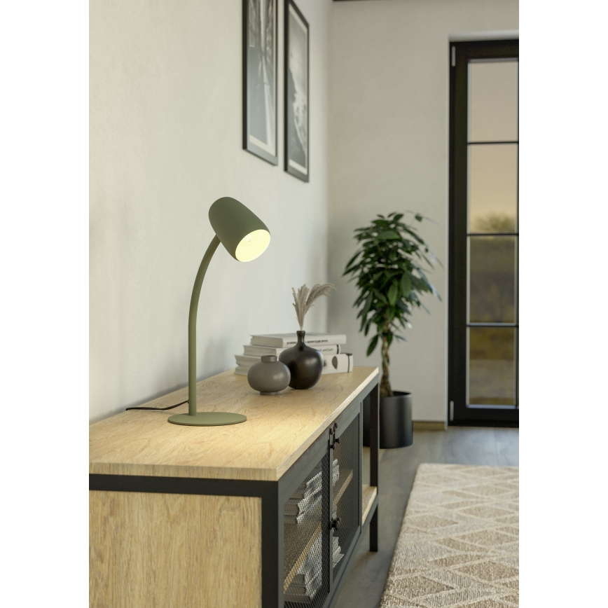 Eglo - Asztali lámpa 1xE14/18W/230V zöld