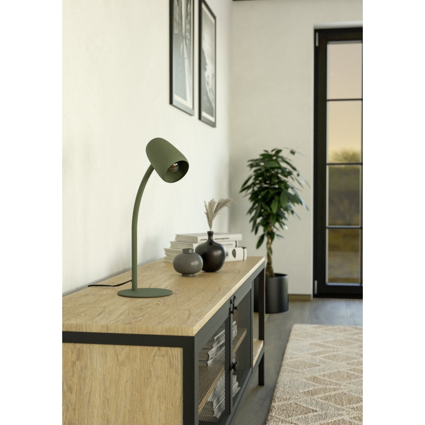 Eglo - Asztali lámpa 1xE14/18W/230V zöld