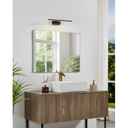 Eglo - LED fürdőszobai tükörvilágítás LED/7W/230V 3000/4000/6500K 40 cm IP44 fekete
