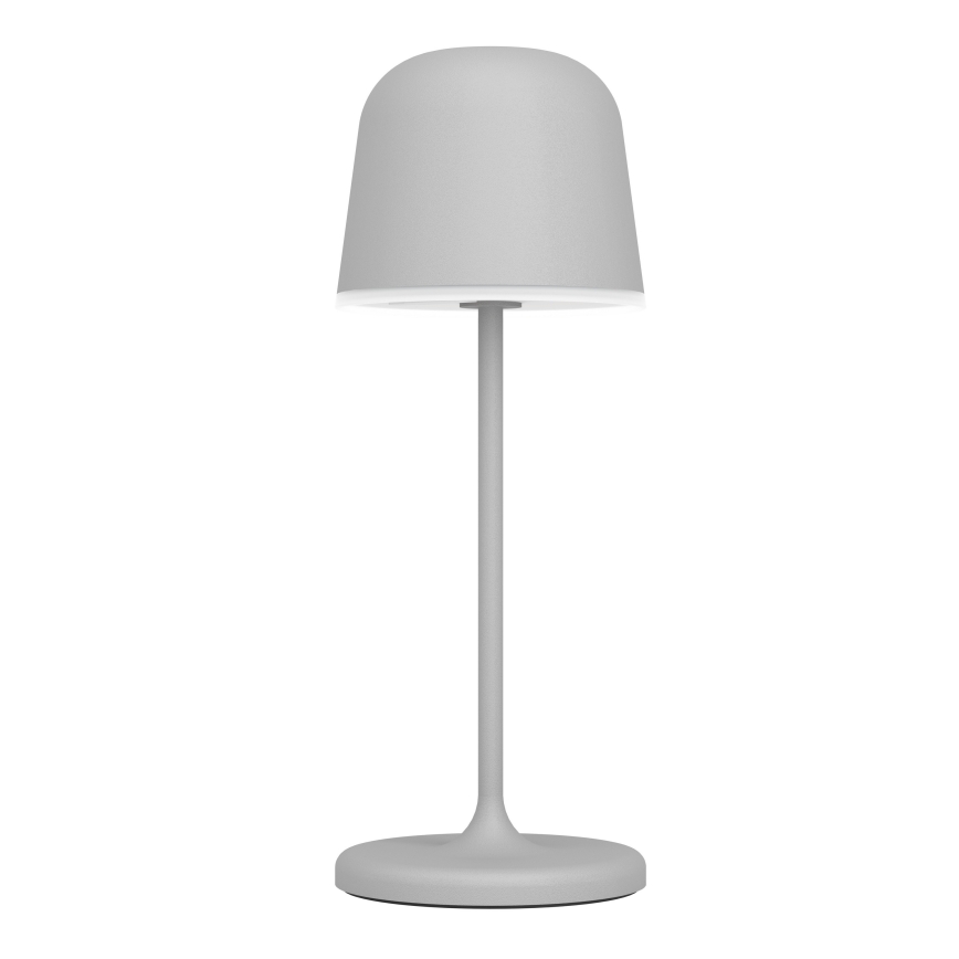 Eglo - LED fényerő-szabályozható kültéri érintésvezérelt újratölthető asztali lámpa LED/1,8W/5V 2500/3000/4000K 2500 mAh IP54 szürke