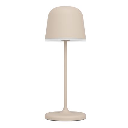 Eglo - Dimmelhető, érintésvezérelt, újratölthető kültéri LED asztali lámpa LED/1,8W/5V 2500/3000/4000K 2500 mAh IP54 krémszínű