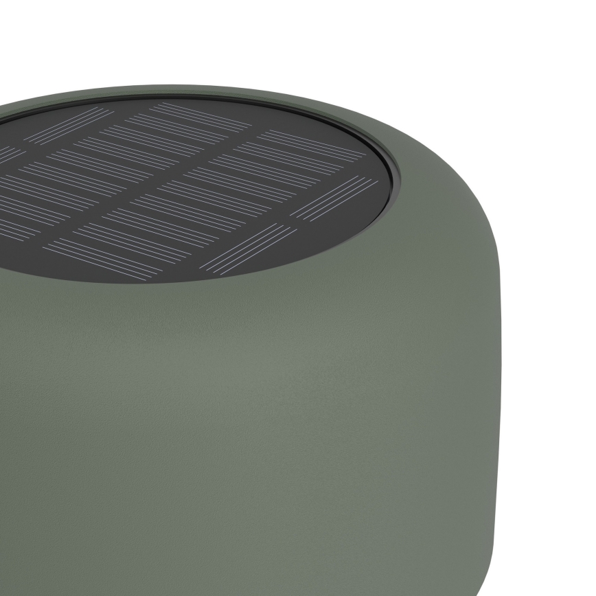 Eglo - LED napelemes, tölthető, érintésérzékelős asztali lámpa LED/2,8W/3,7V 1800 mAh IP44 zöld